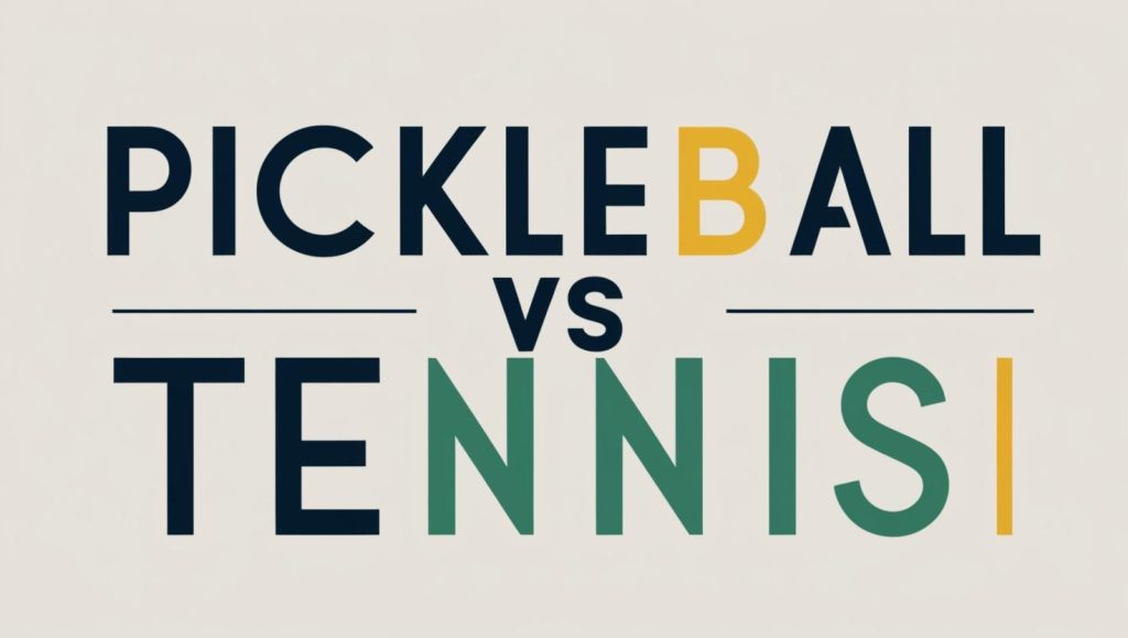 Pickelball VS Tennis