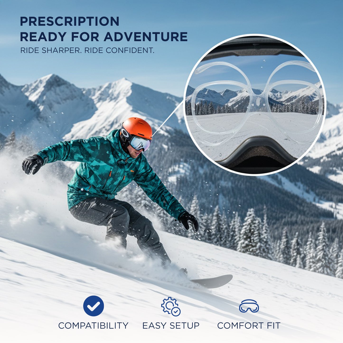 Ski Goggle Prescription Insert