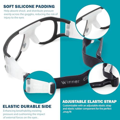 Silicone padding straps