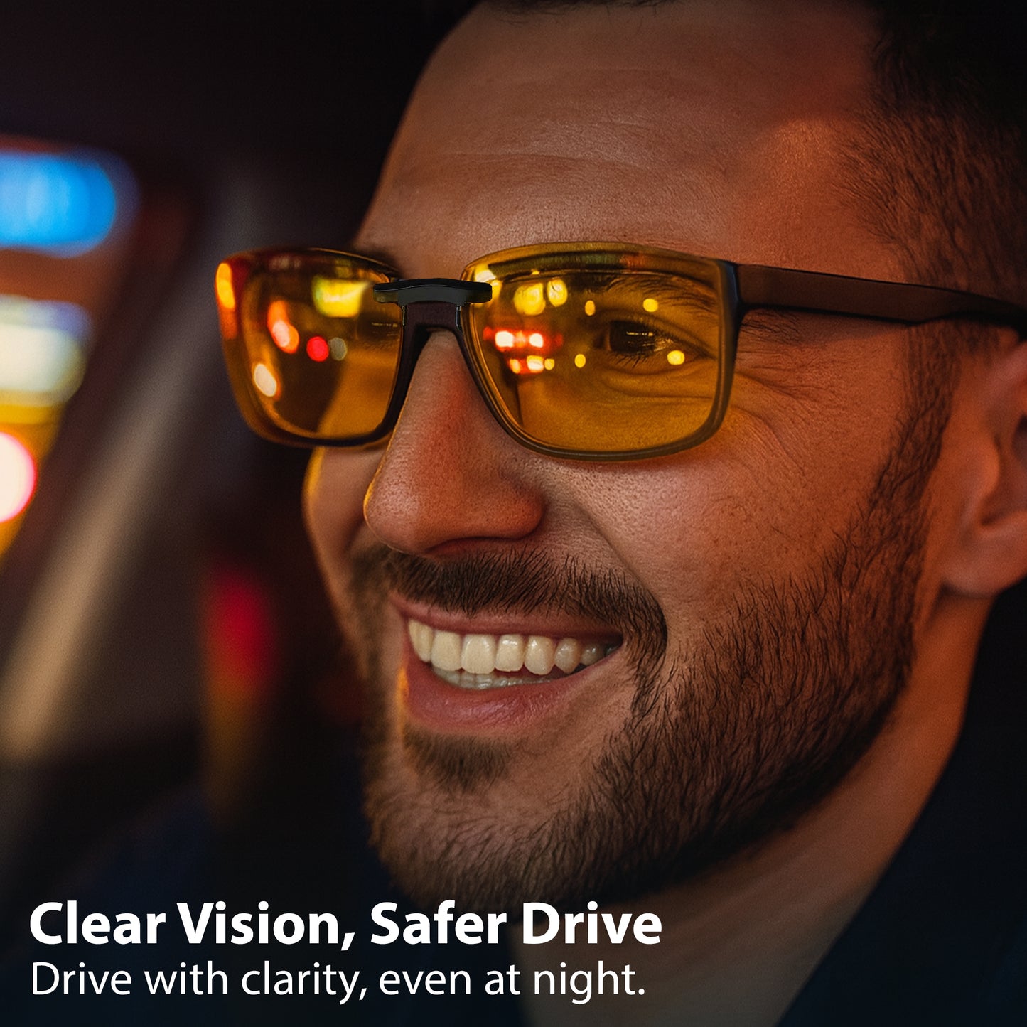Clip on Polarized Night Vision yellow 2pc