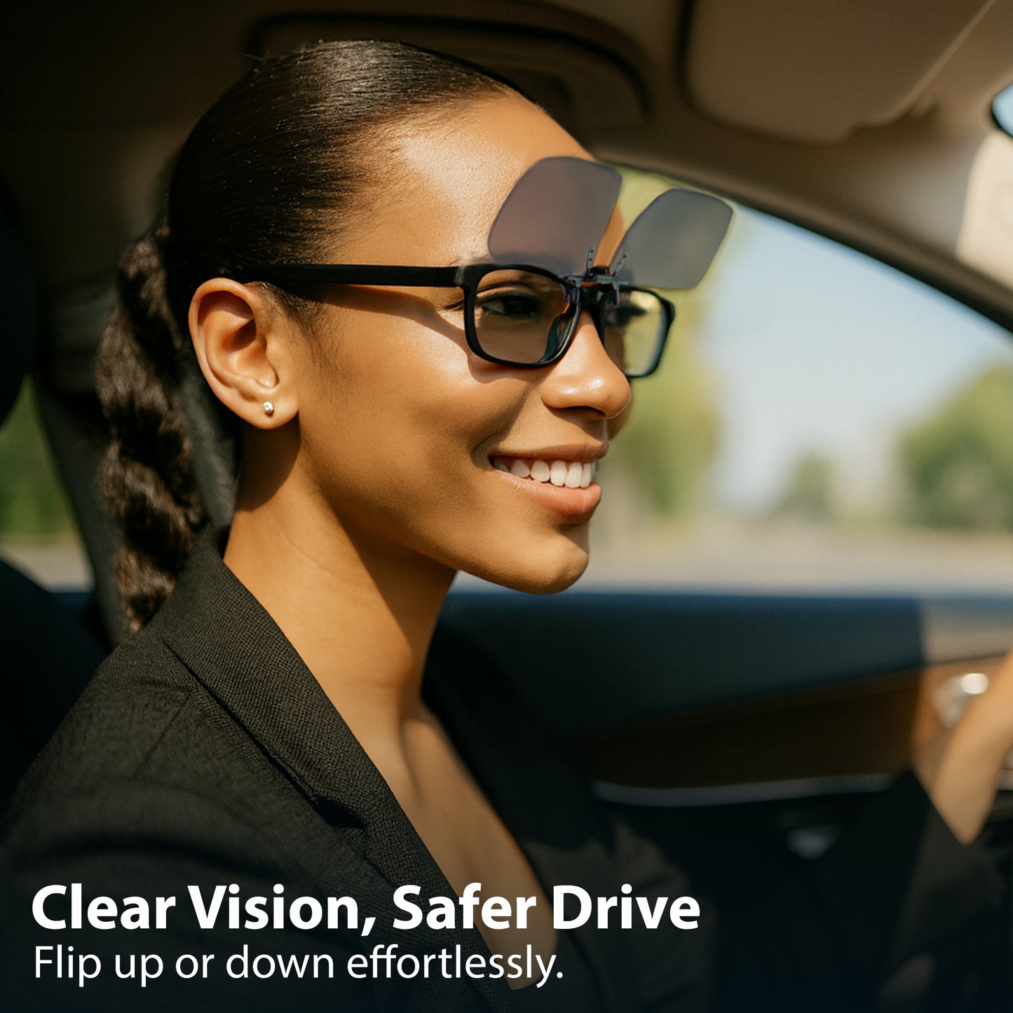 Flip Up Polarized Night Vision 2 Pack (Silver-Yellow)