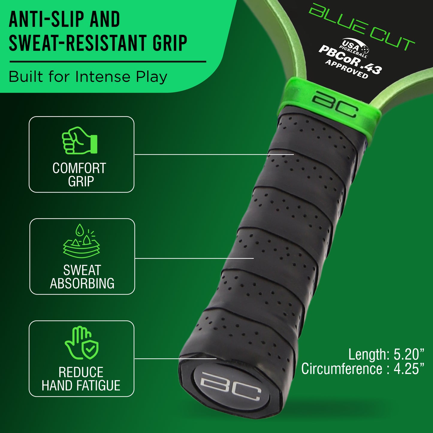 Green Pickleball Paddle