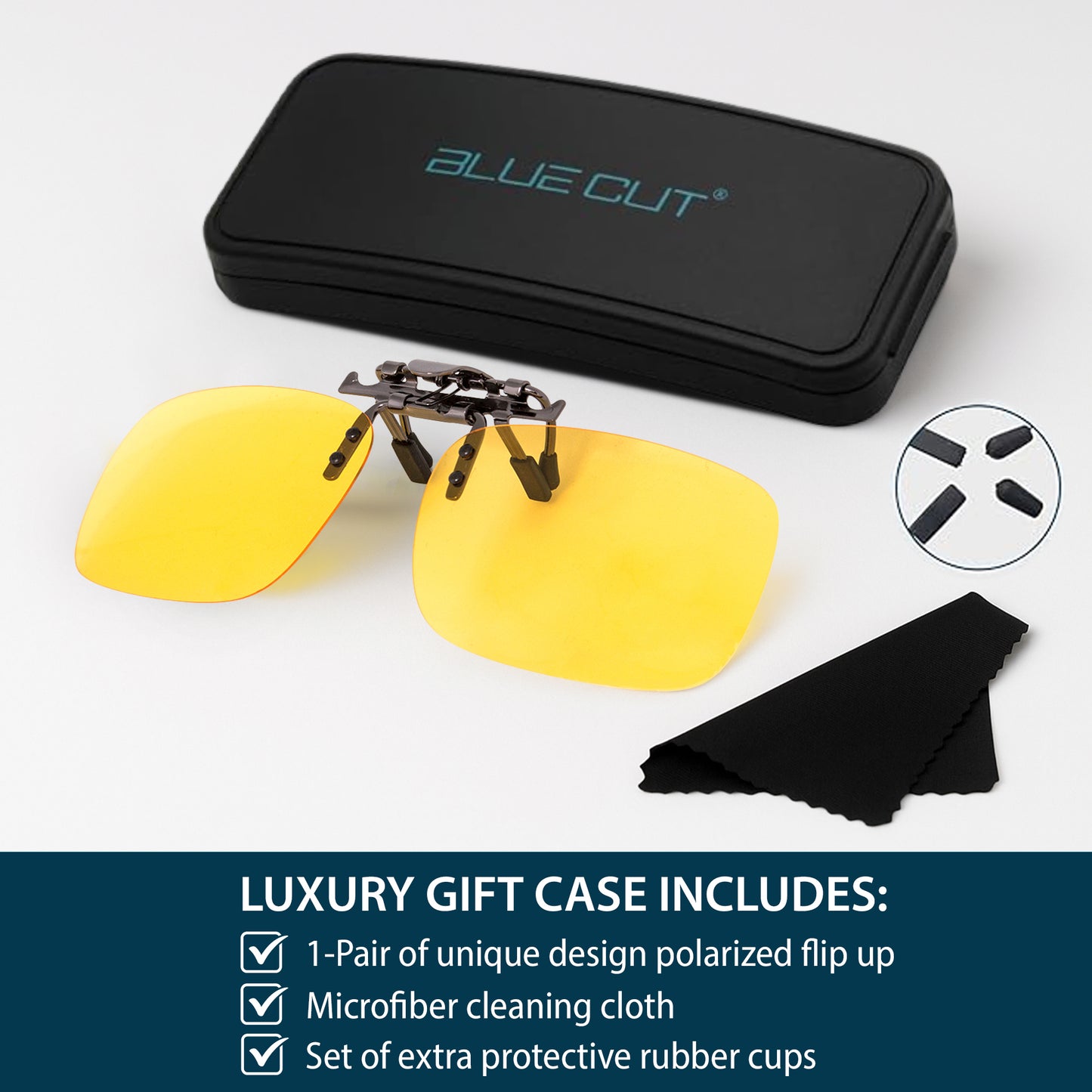 Flip Up Polarized Night Vision Yellow