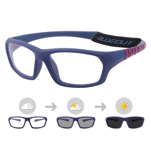 Steph-Sports Protection Glasses Photochromic Lenses Navy image 0