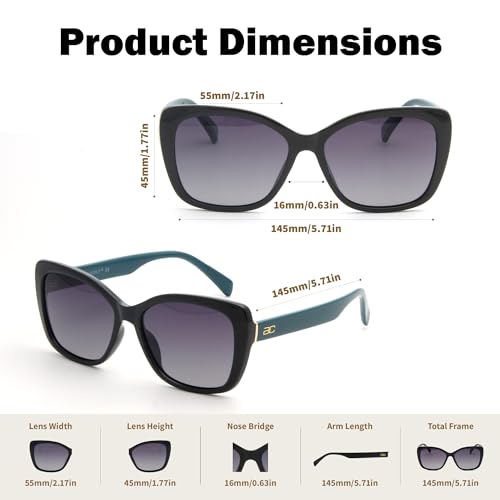 Brithney black glasses