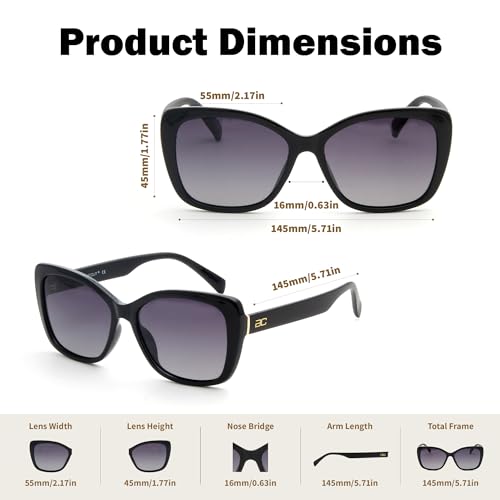 Brithney black glasses