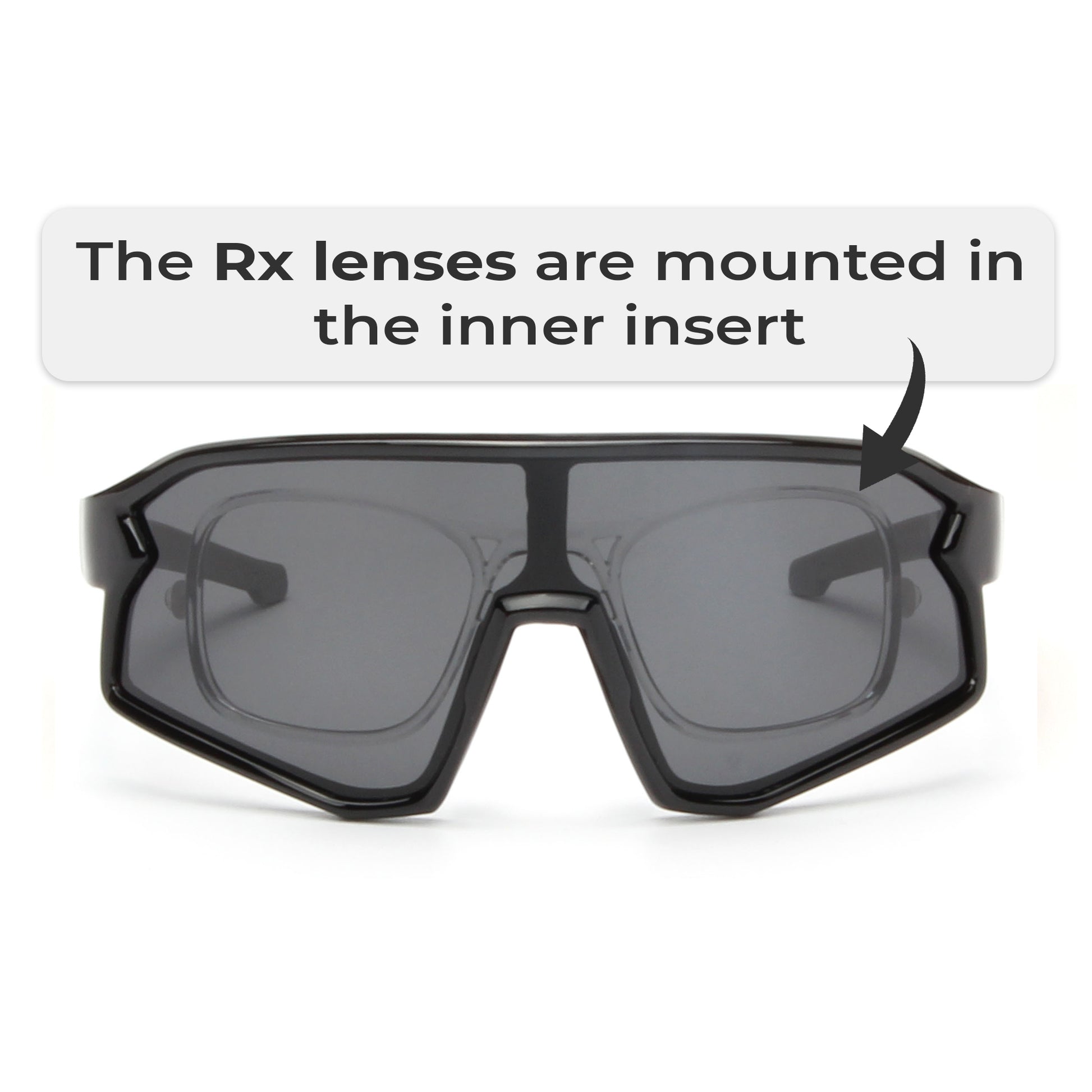 Liam black grey Glasses