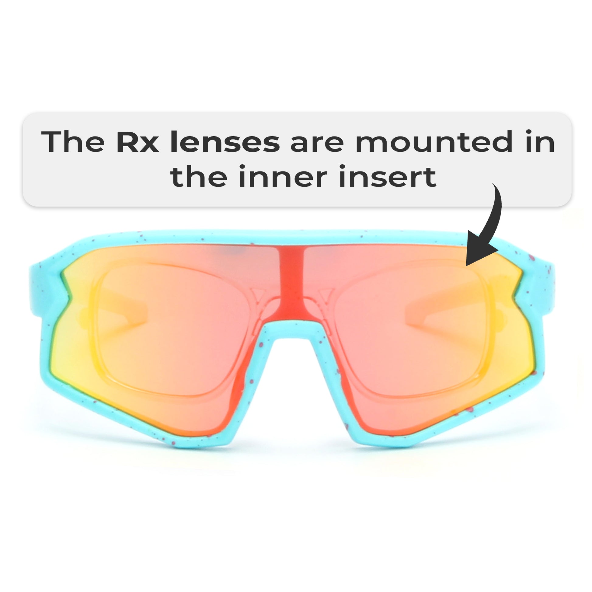 Liam blue orange Glasses