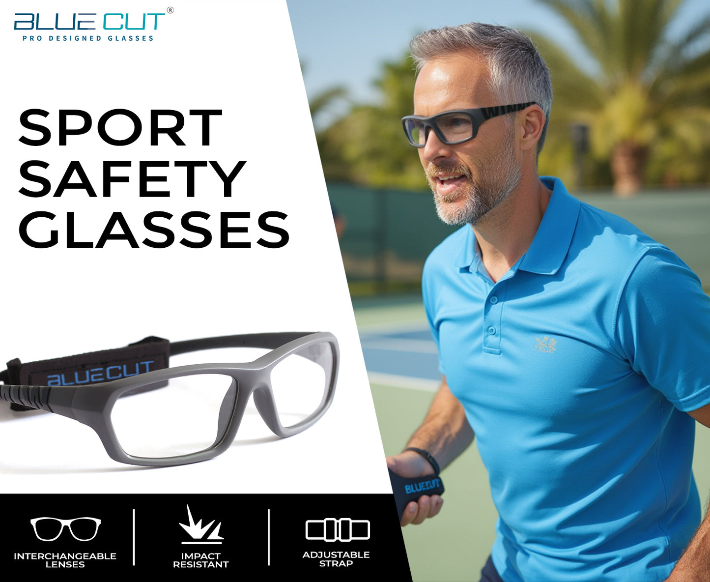 black Sports Glasses