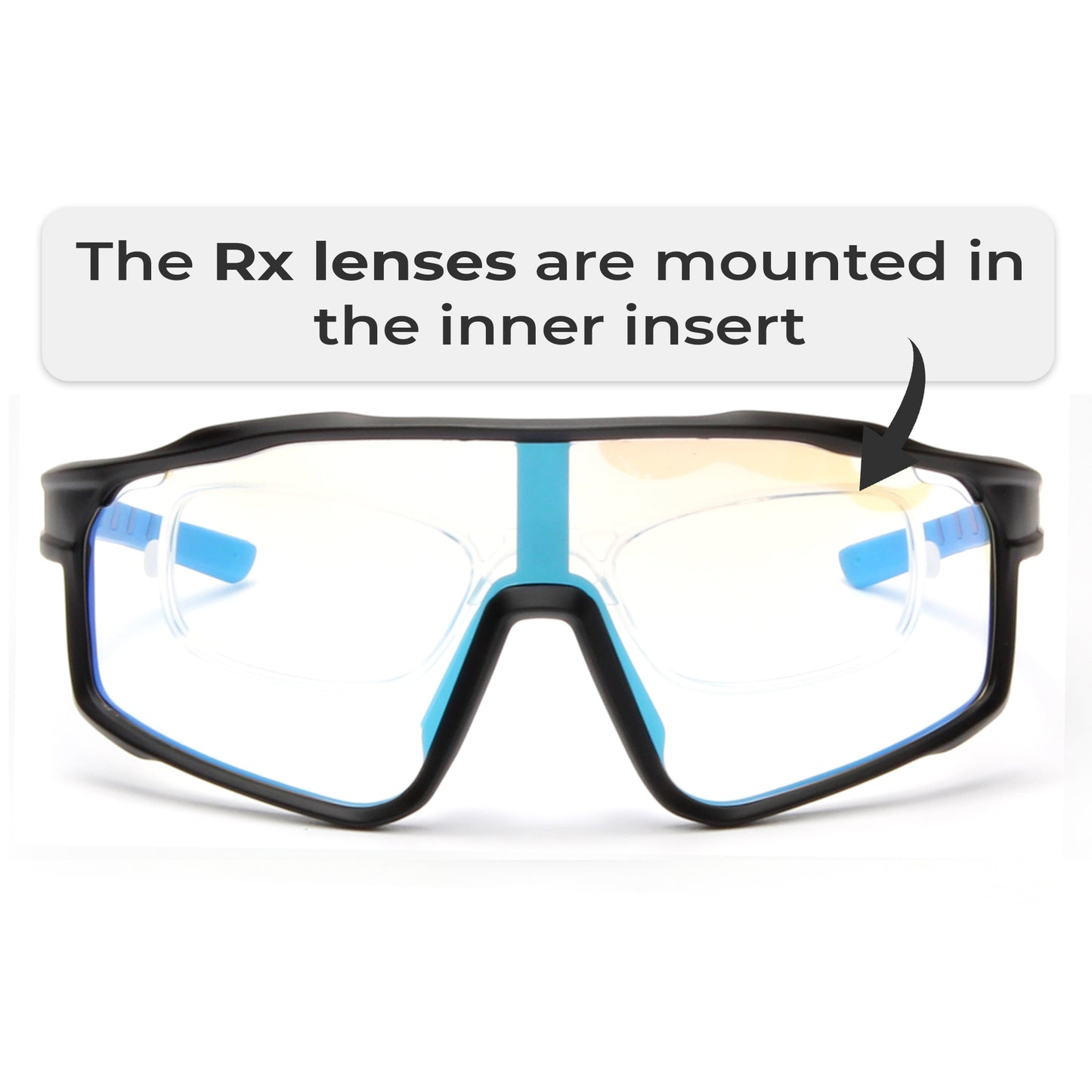 Mateo black blue insert finle