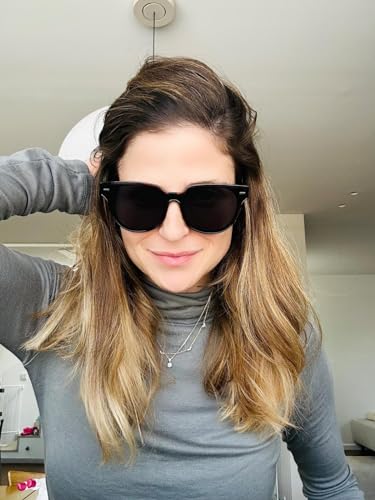 Susan Black Grey Glasses