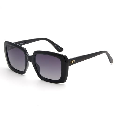 Tina Women Polarized Sunglasses Black