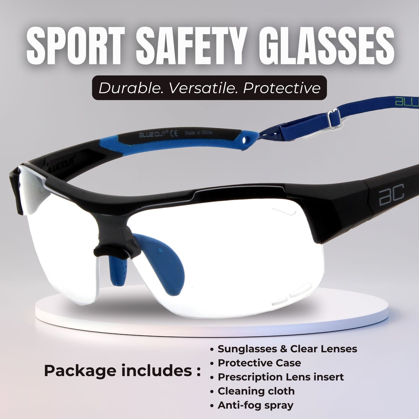 Tory Black Blue Glasses