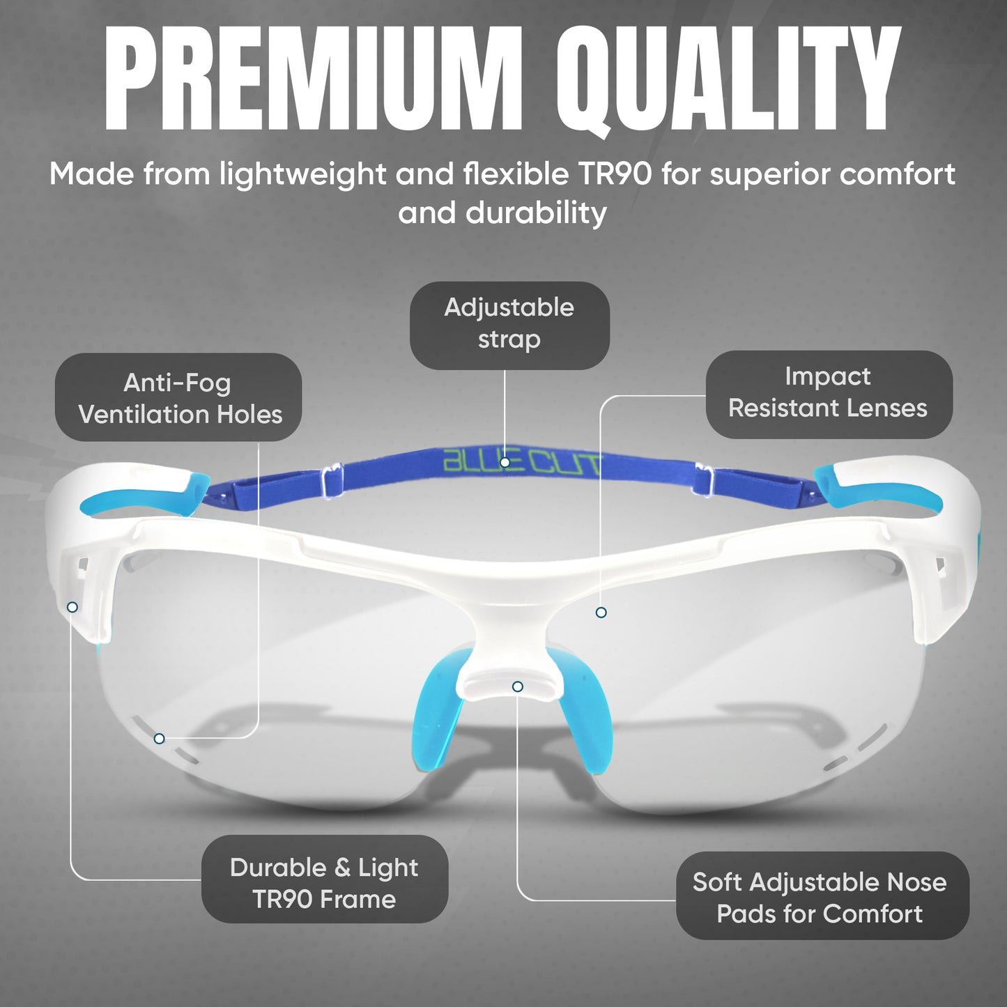 Tori Blue Features Glasses