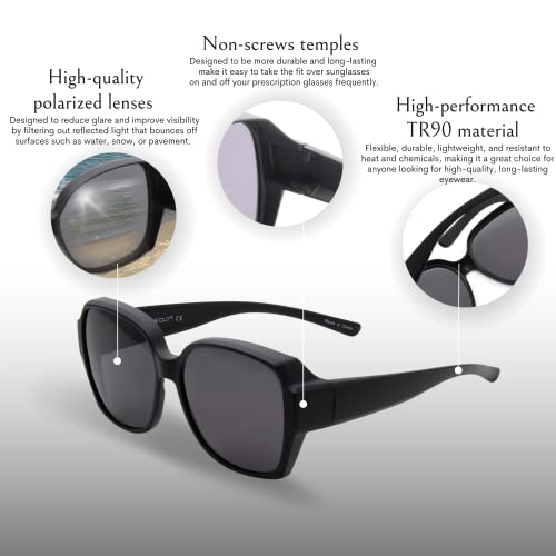 Leny (Fit Over Polarized Mat Black)