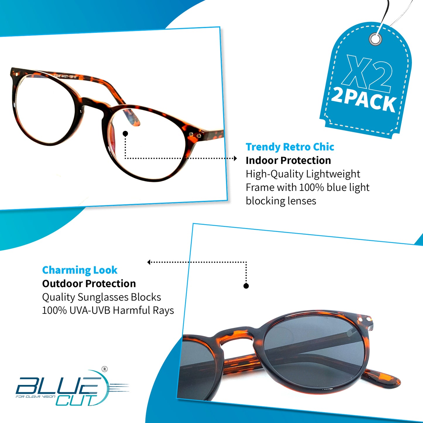 Jessy Kids (Blue Light Brown)