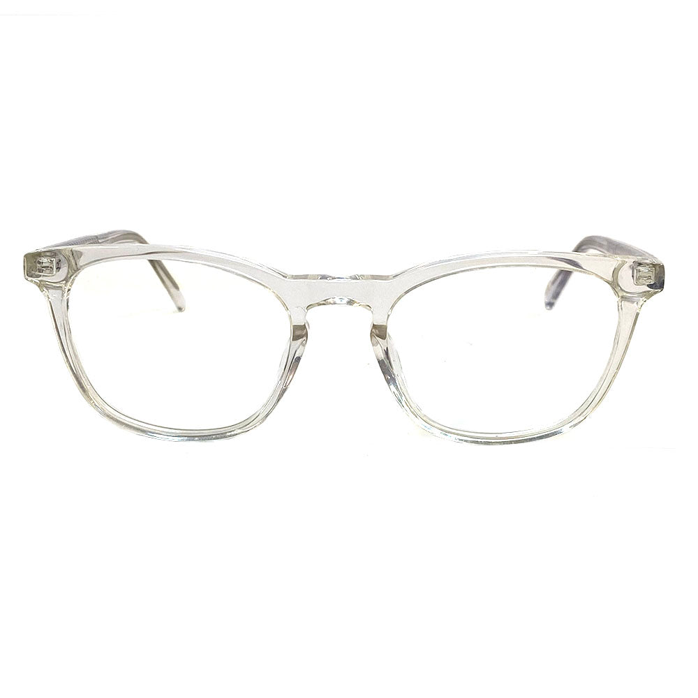 Mateo Blue Light Glasses blue clear white