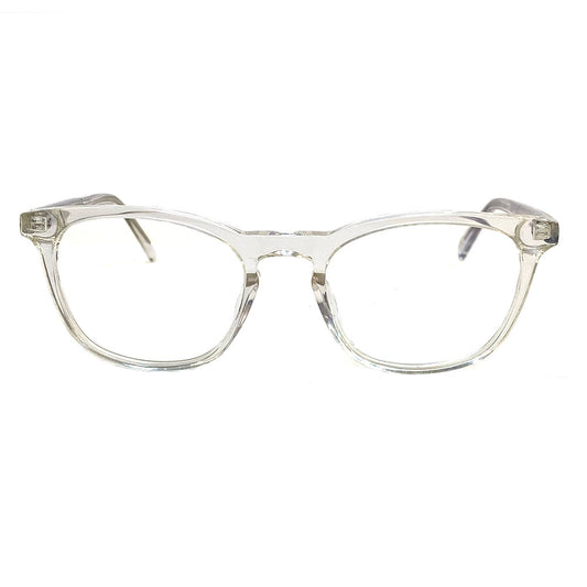 Mateo Blue Light Glasses blue clear white