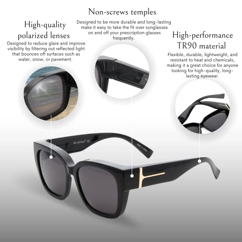 main black glasses