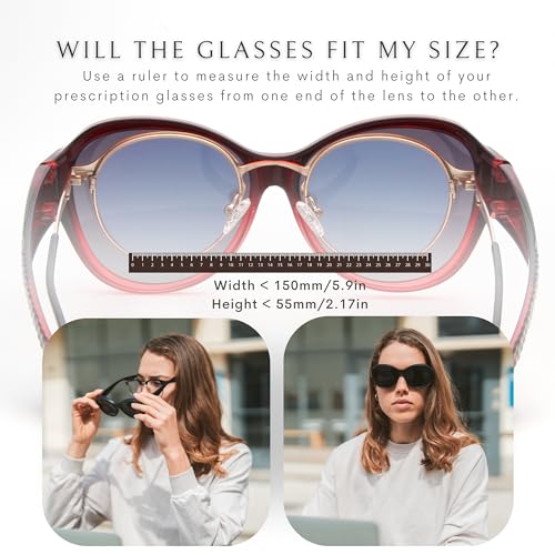 red blue cut glasses