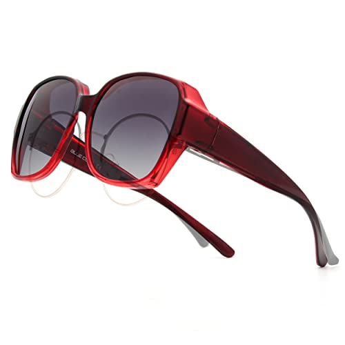 red glasses