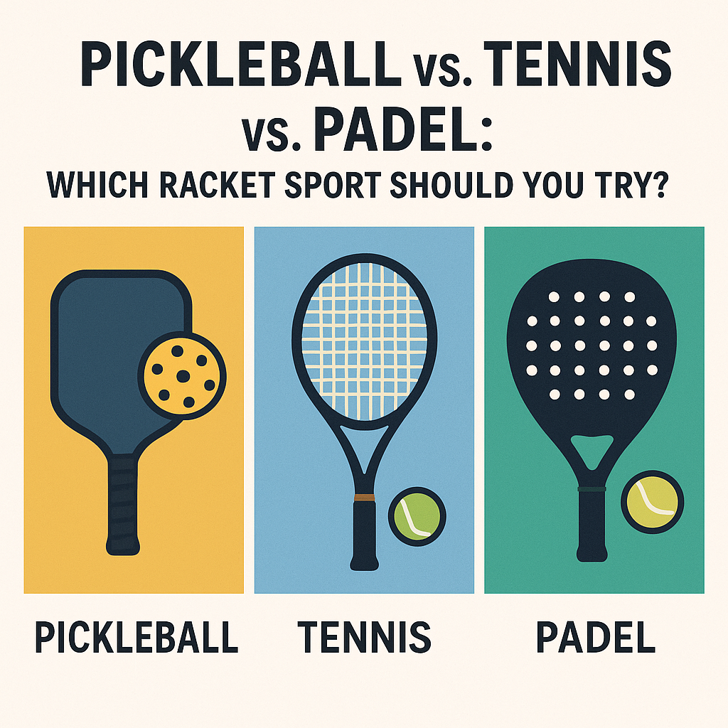 Pickleball vs. Tennis vs. Padel: Which Racket Sport Should You Try?