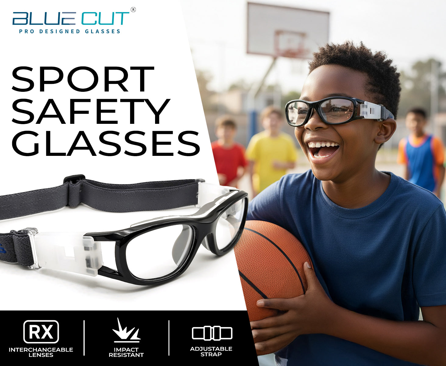 goggles for basketball Kids Outdoor Sports Glasses for Eye Protection