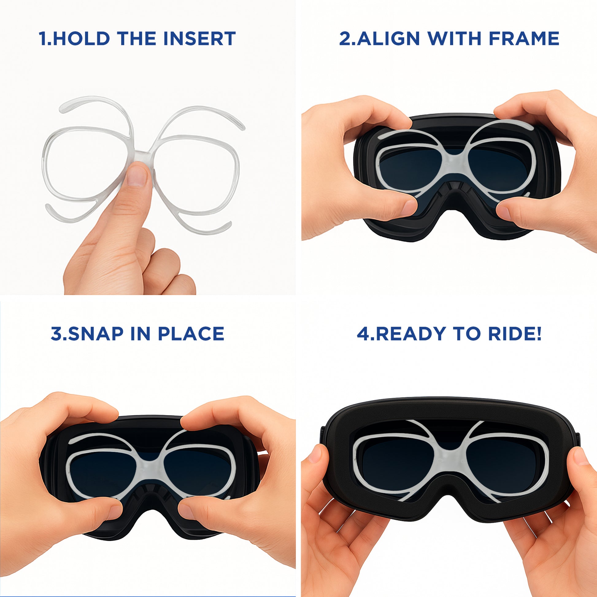prescription goggles for motorcycle riding Ski Goggle Prescription Insert