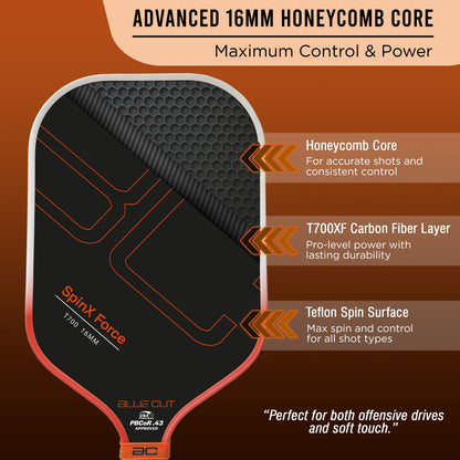 Orange Paddle Honeycomb Core