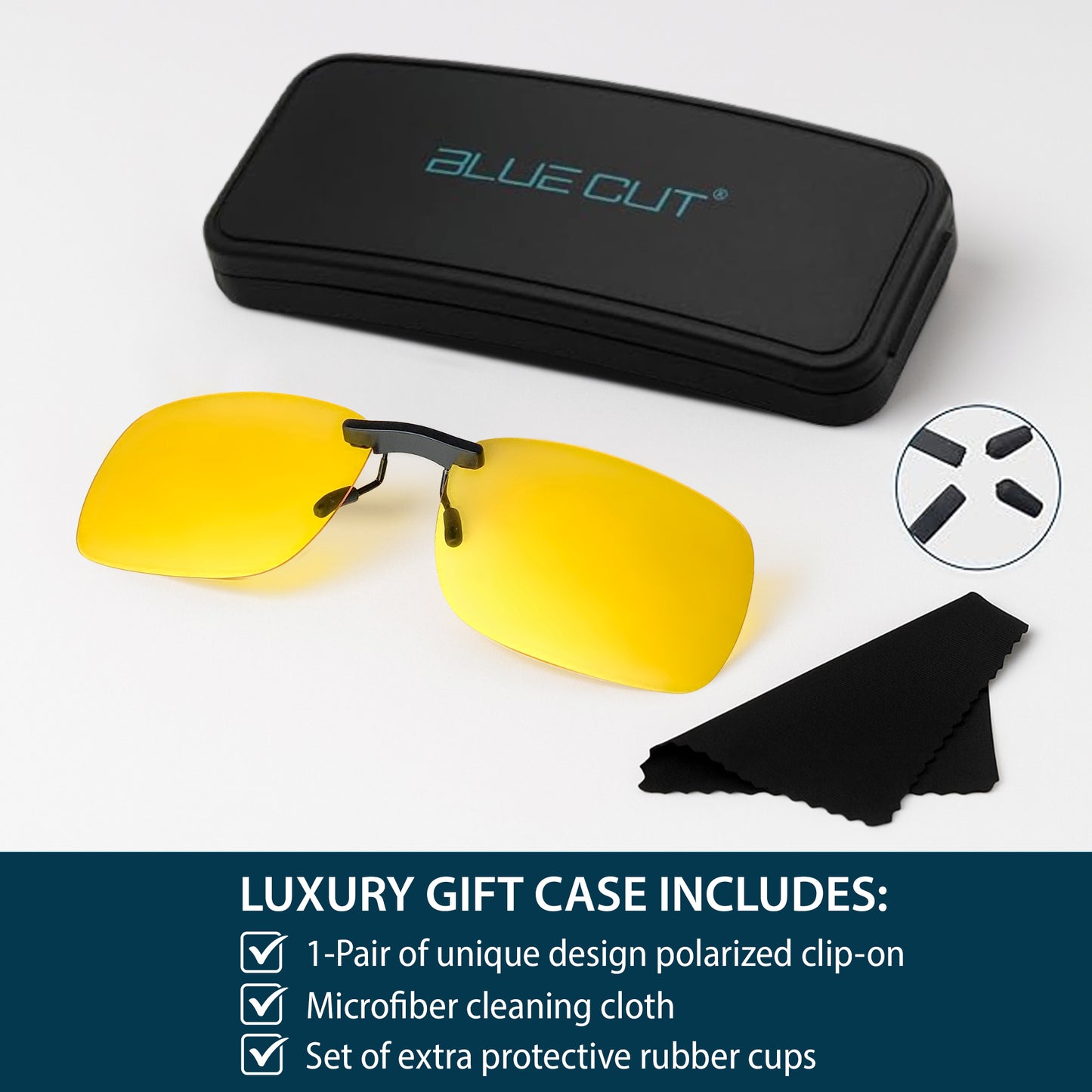 Clip on Polarized Night Vision yellow