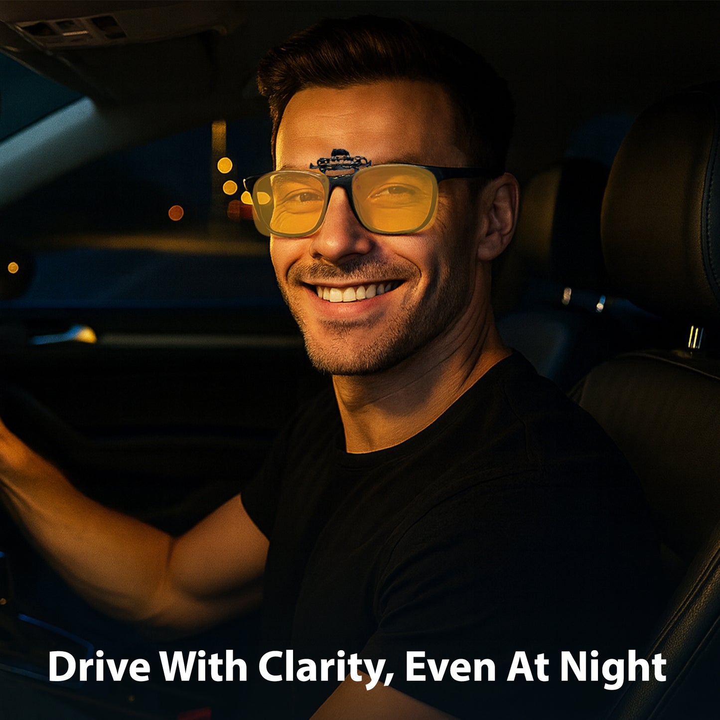 Flip Up Polarized Night Vision Yellow