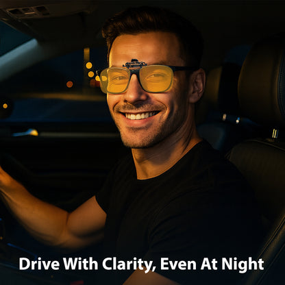 Flip Up Polarized Night Vision Yellow 2 Pack