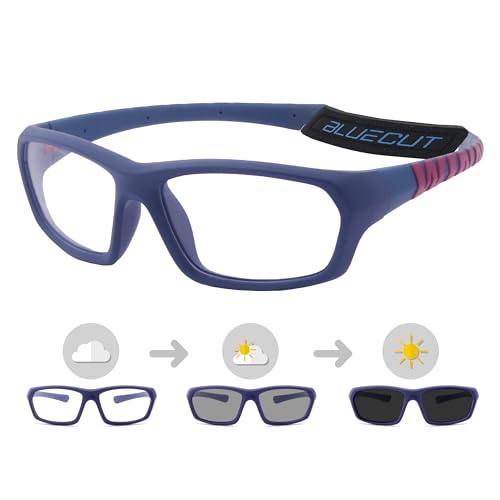 Steph-Sports Protection Glasses  Photochromic Lenses Navy image 0