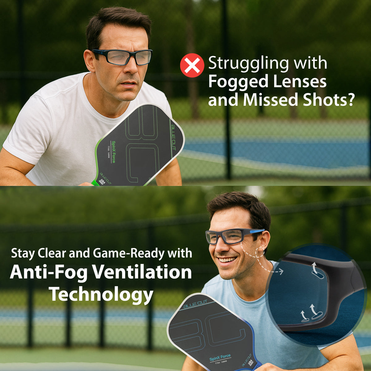 FogEX ventilation: a comparison of fogged lenses and clearer vision during sports.