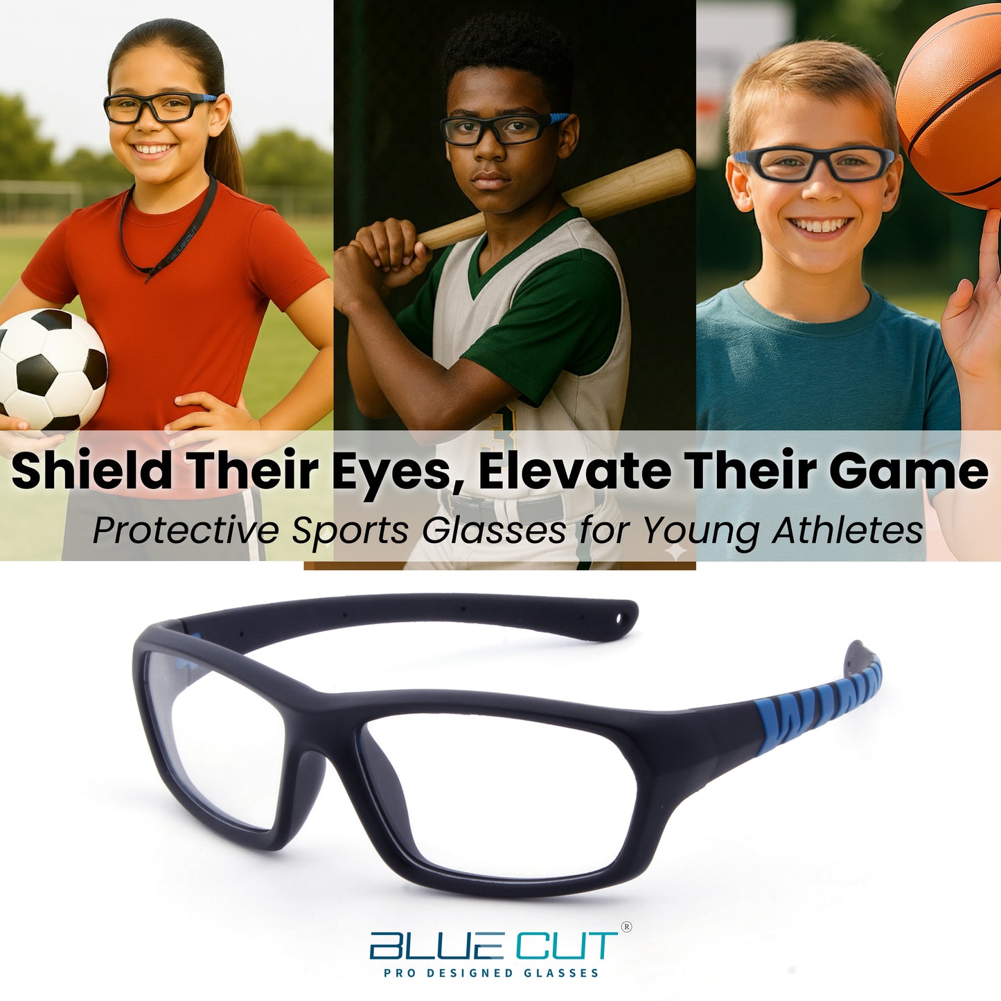Steph Kids (Black-Blue)