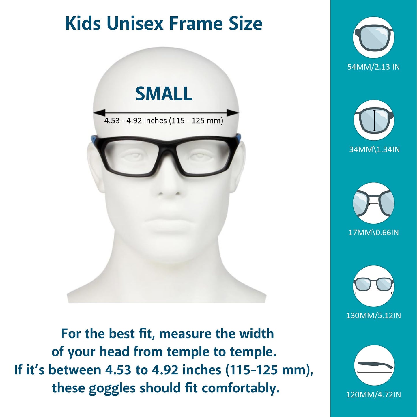 Kida unisex Frame Size