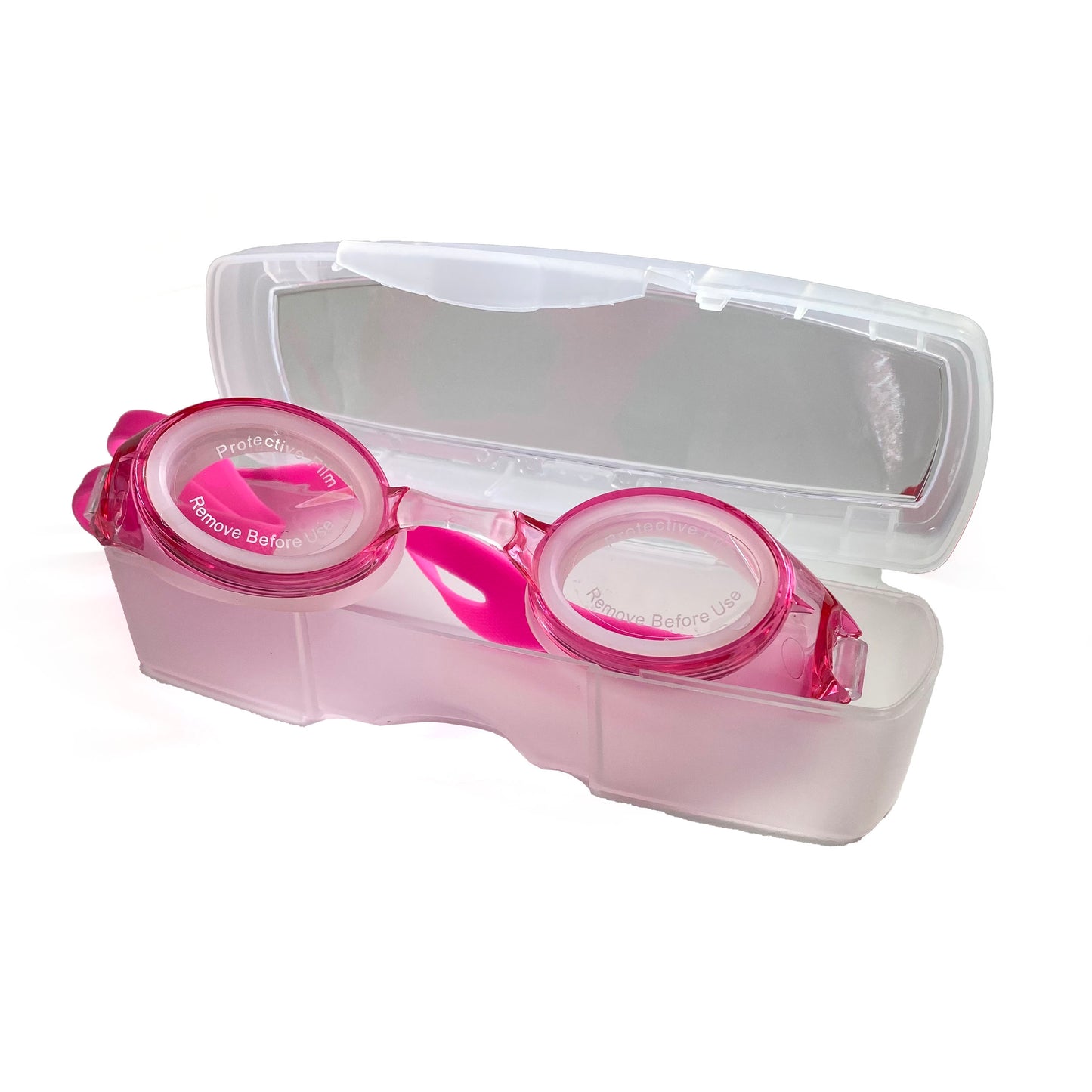 Swimming goggles (interchangeable lenses Pink)