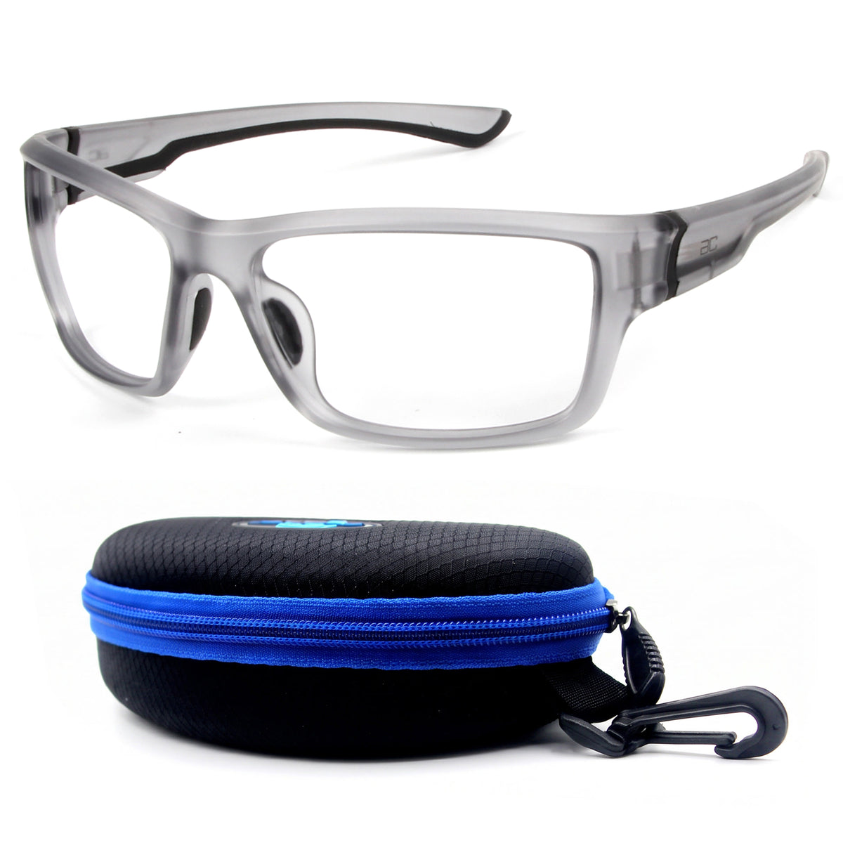 GuardX Lensless Pickleball Glasses (Gray-Black)