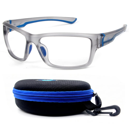GuardX Lensless Pickleball Glasses (Gray-Blue)