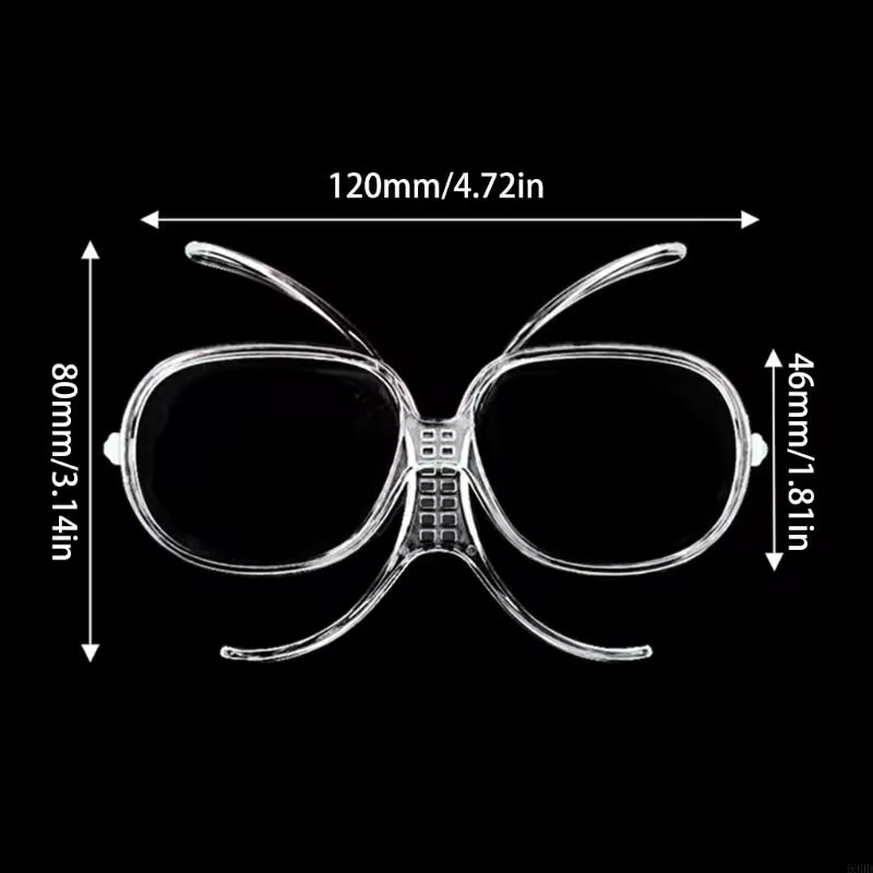 Ski Goggle Prescription Insert with Rack