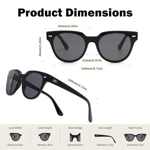 Susan (Polarized Sunglasses Black)