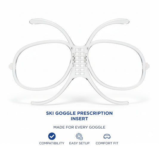 Ski Goggle Prescription Insert with Rack