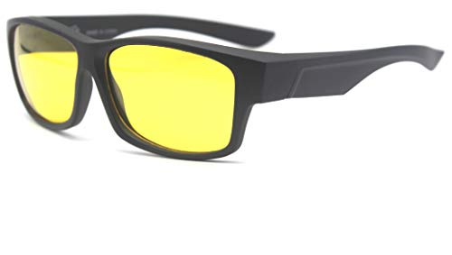 Calvin Fit Over Polarized Sunglasses For Women  Black-Yellow