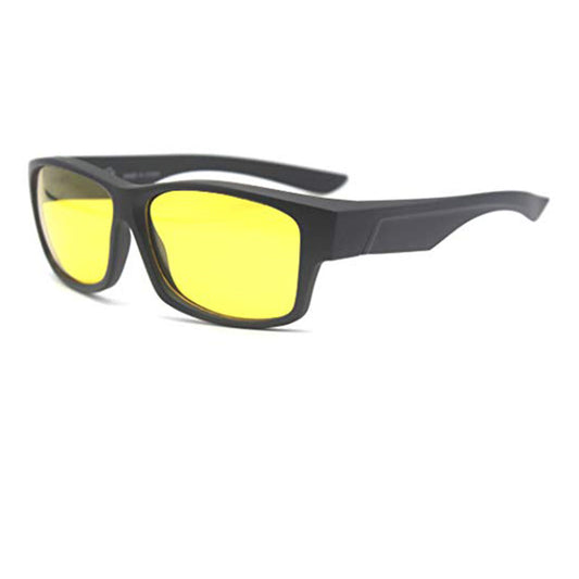 Calvin Fit Over Polarized Sunglasses For Women  Black-Yellow