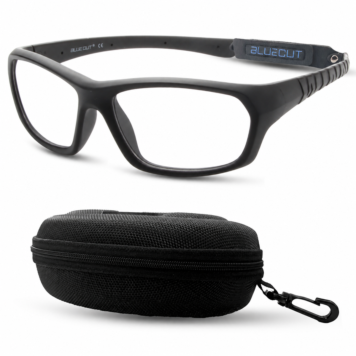 STEPH Lensless Pickleball Glasses (Black-Black)