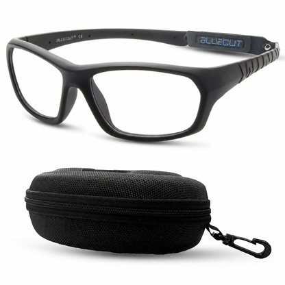 STEPH Lensless Pickleball Glasses (Black-Black)
