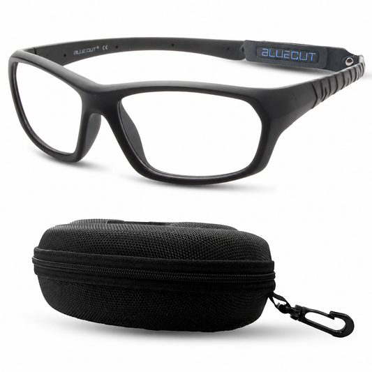 STEPH Lensless Pickleball Glasses (Black-Black)