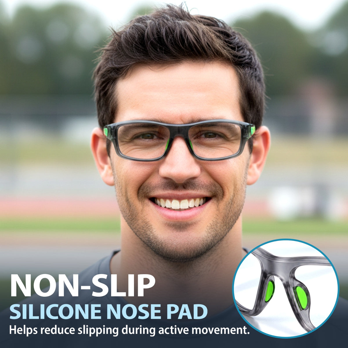 BRUNO non-slip silicone nose pads