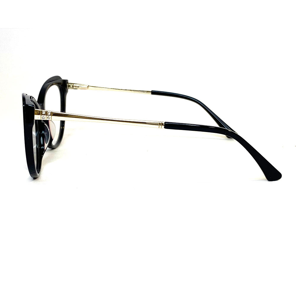 Isabella Blue Light Glasses Gold Black