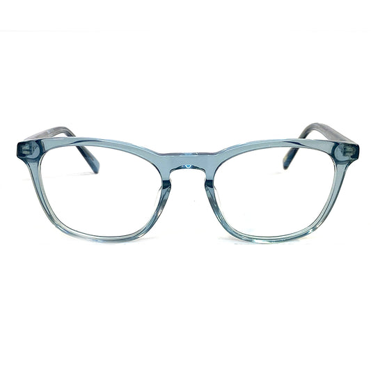 Mateo Blue Light Glasses Light Blue